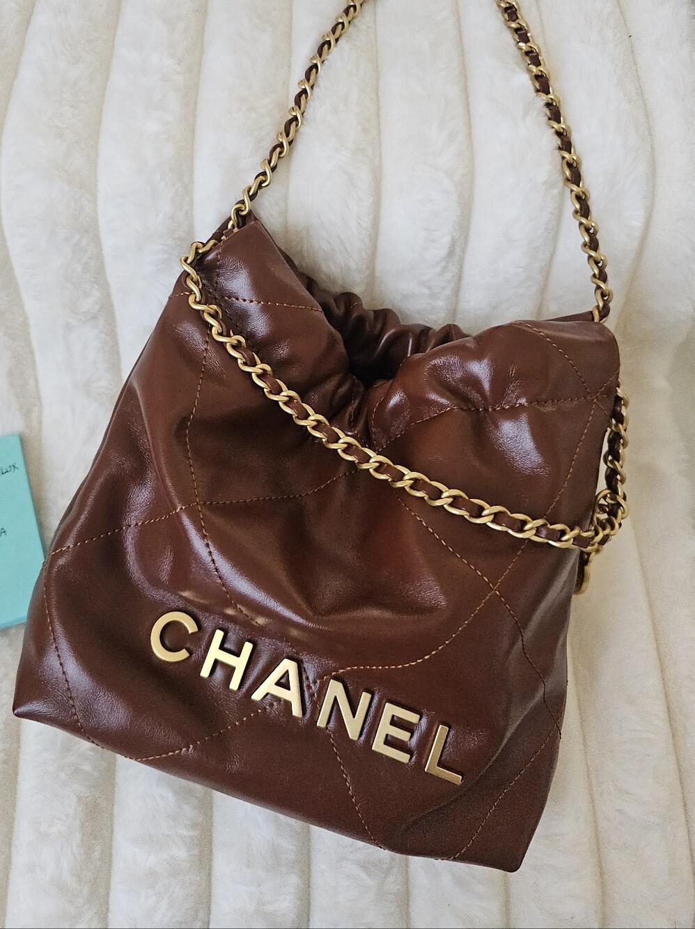 C22 Hobo Bag Mini Cognac Caramel Colour